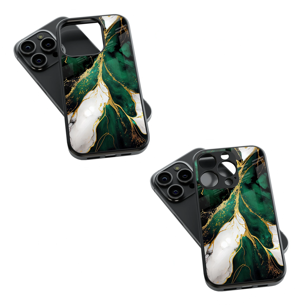 Trendy Glass Back Mobile Case for iPhone, Samsung, Redmi, OnePlus, Google Pixel, Motorola