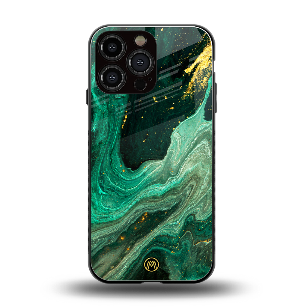 emerald pool back phone cover | glass case for iphone 13 pro max