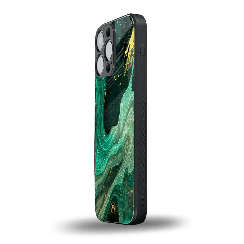 emerald pool back phone cover | glass case for iphone 13 pro max