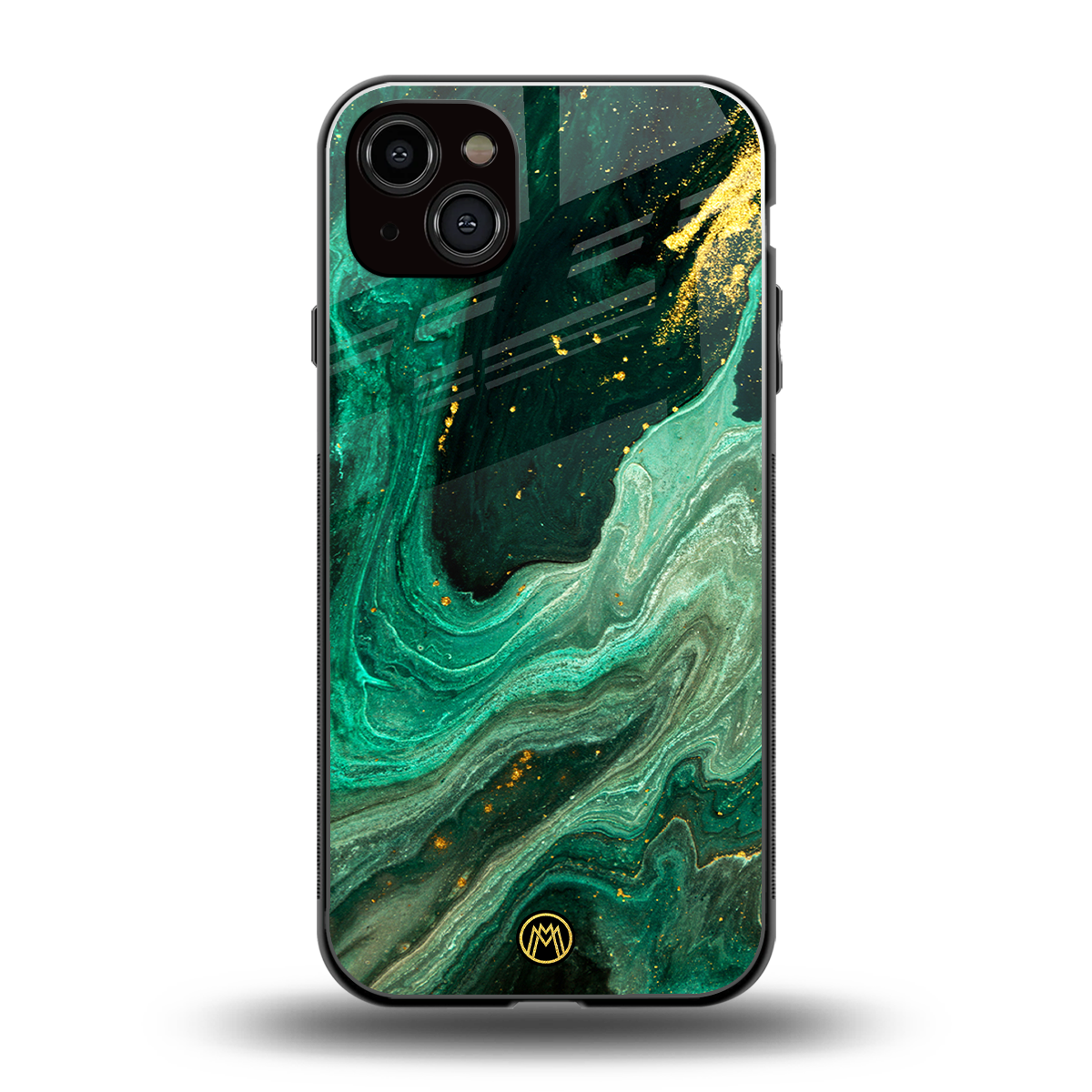 emerald pool back phone cover | glass case for iphone 15 plus