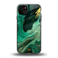 emerald pool back phone cover | glass case for iphone 14 plus
