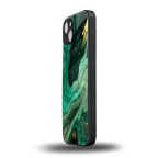 emerald pool back phone cover | glass case for iphone 15 plus