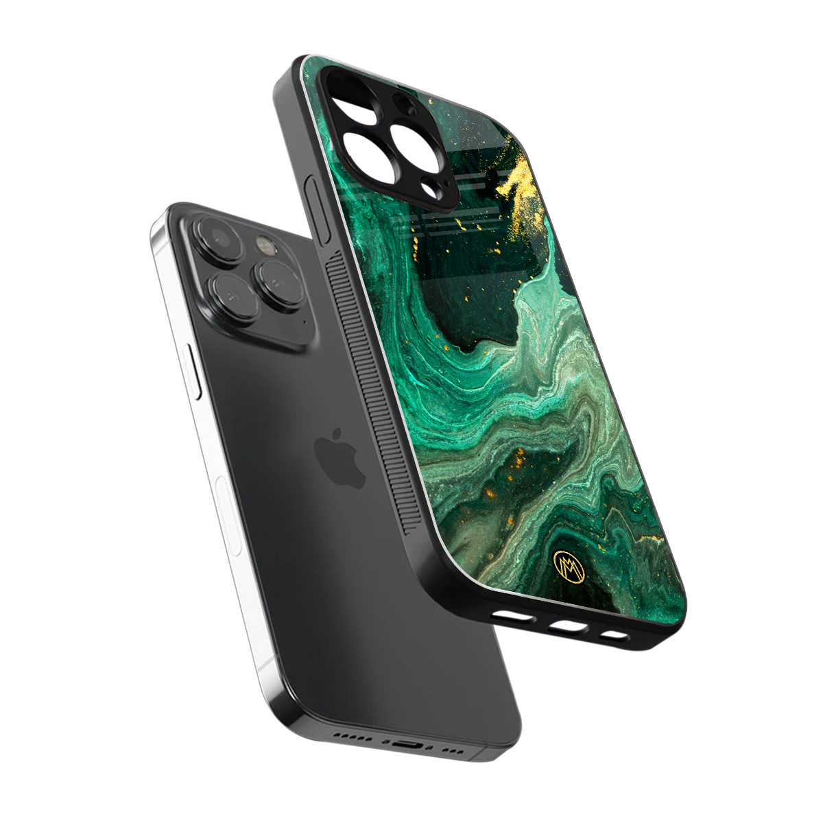emerald pool back phone cover | glass case for iphone 15 pro max