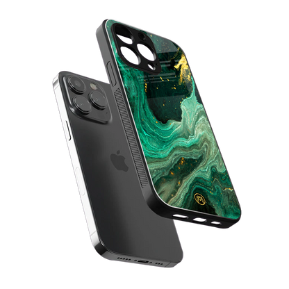 emerald pool back phone cover | glass case for iphone 14 pro max