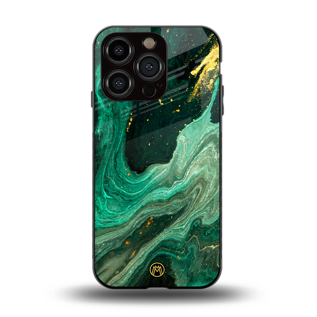 emerald pool back phone cover | glass case for iphone 15 pro
