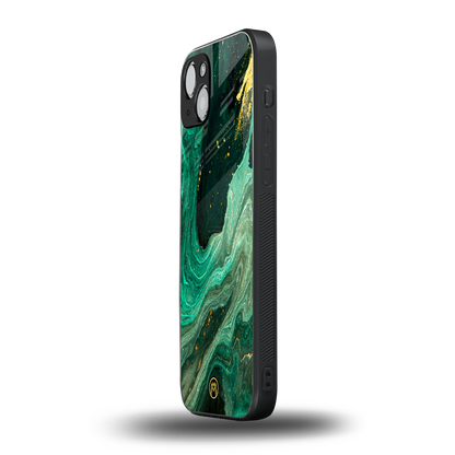 emerald pool back phone cover | glass case for iphone 14