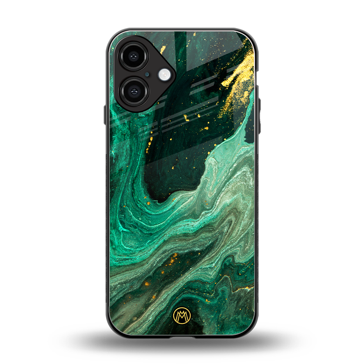 emerald pool back phone cover | glass case for iphone 16 plus