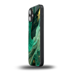 emerald pool back phone cover | glass case for iphone 16 plus
