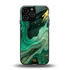 emerald pool back phone cover | glass case for iphone 16 pro max