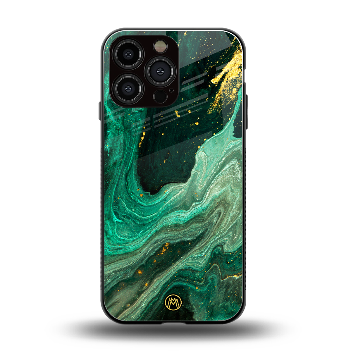 emerald pool back phone cover | glass case for iphone 16 pro max