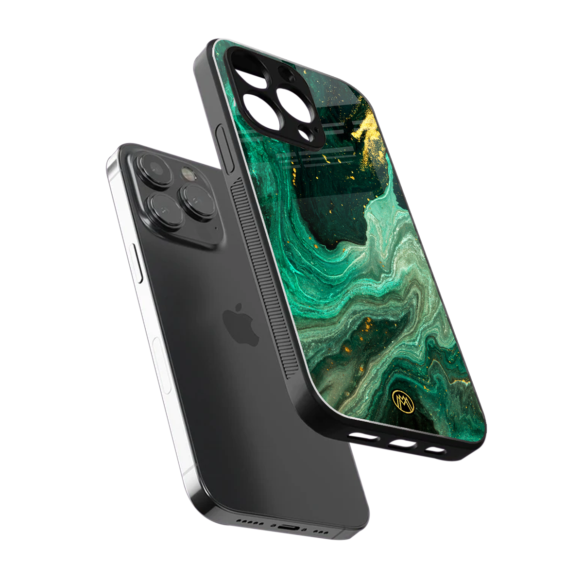 emerald pool back phone cover | glass case for iphone 16 pro max