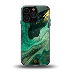 emerald pool back phone cover | glass case for iphone 16 pro
