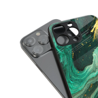 emerald pool back phone cover | glass case for iphone 16 pro