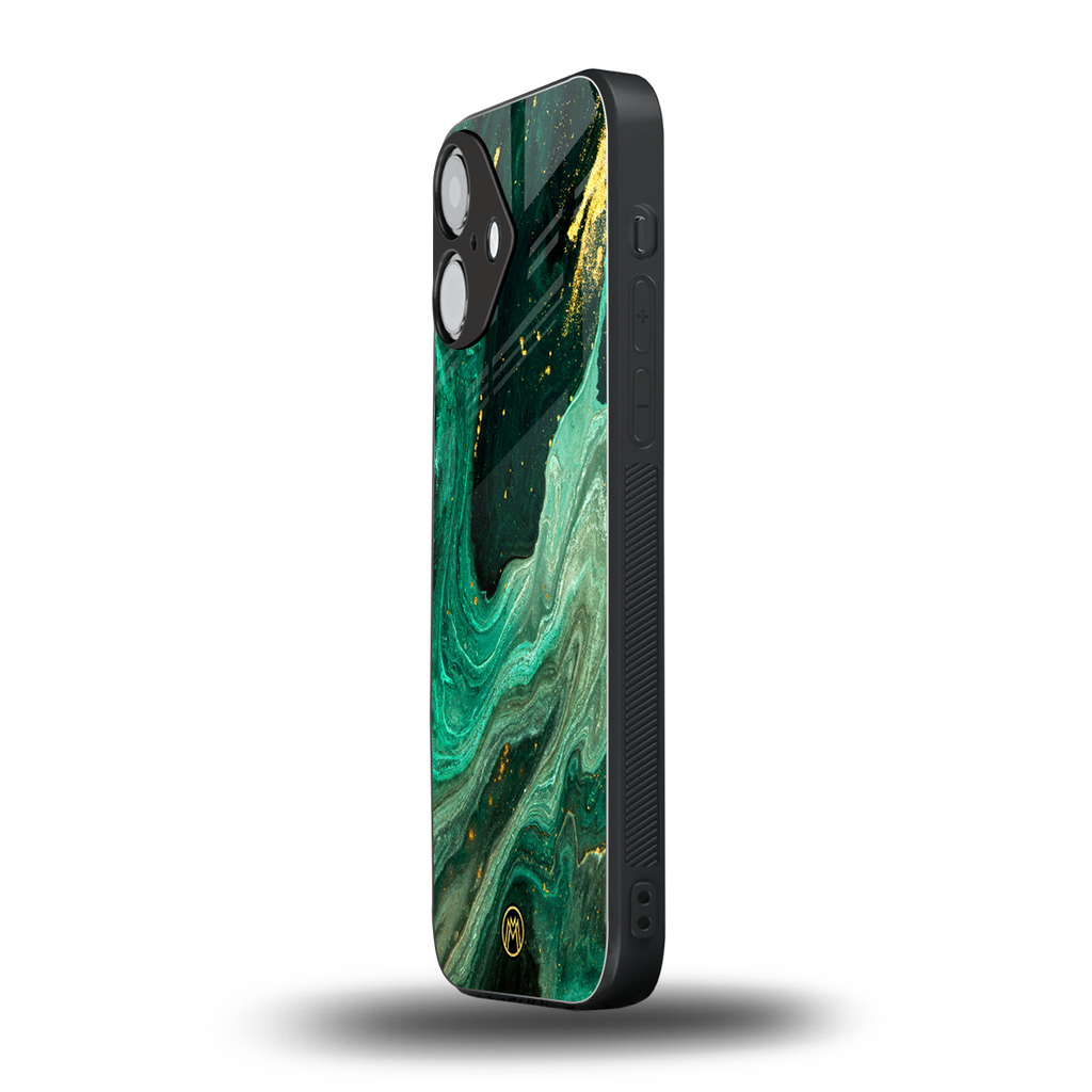 emerald pool back phone cover | glass case for iphone 16