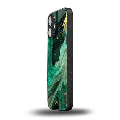 emerald pool back phone cover | glass case for iphone 16
