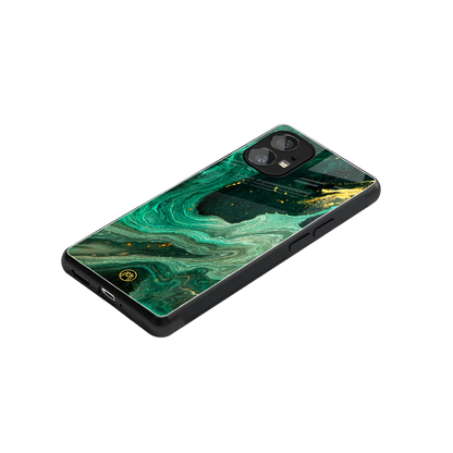 emerald pool back phone cover | glass case for nothing phone 1