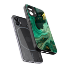 emerald pool back phone cover | glass case for nothing phone 2