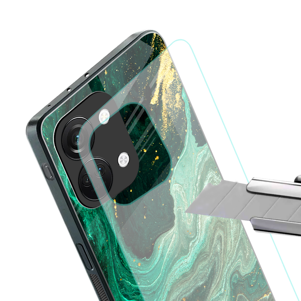 emerald pool back phone cover | glass case for oneplus nord 3