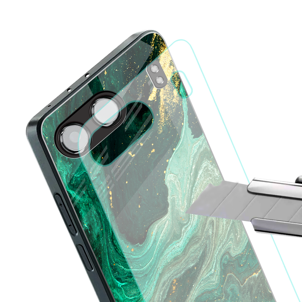 emerald pool back phone cover | glass case for oneplus nord 4