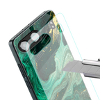 emerald pool back phone cover | glass case for oneplus nord 4