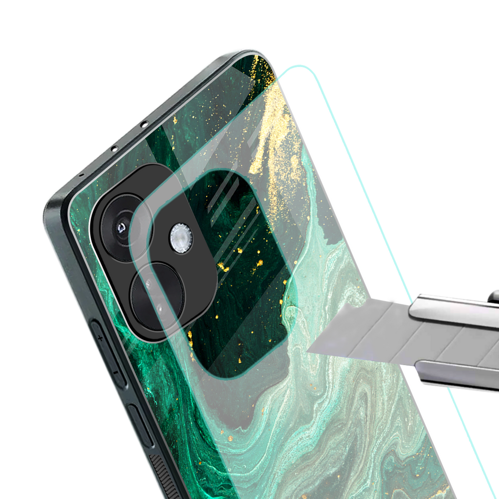 emerald pool back phone cover | glass case for oneplus nord ce 3
