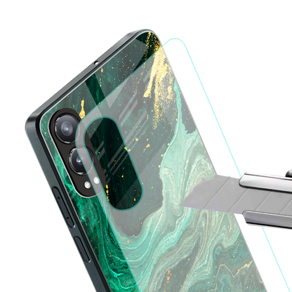 emerald pool back phone cover | glass case for oneplus nord ce 4 lite