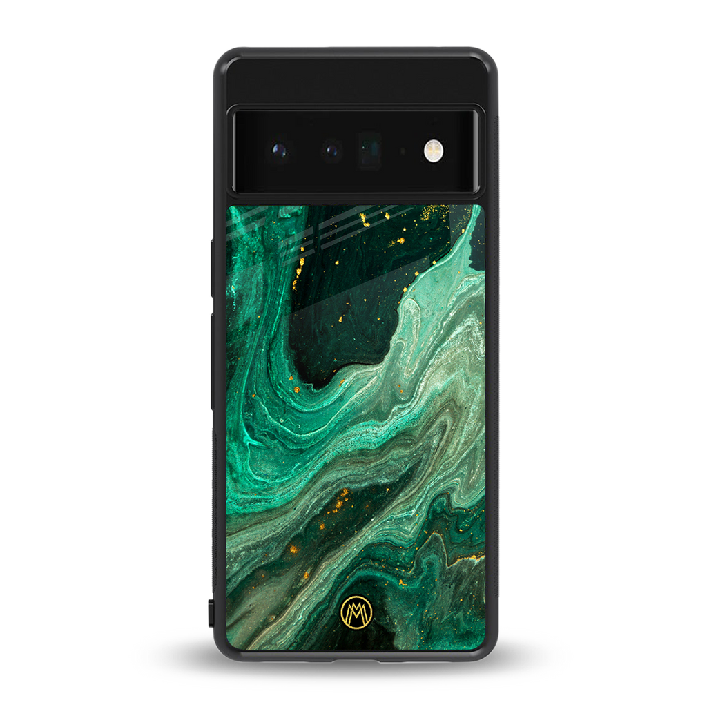 emerald pool back phone cover | glass case for google pixel 6 pro