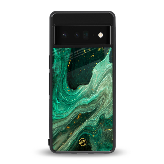 emerald pool back phone cover | glass case for google pixel 6 pro