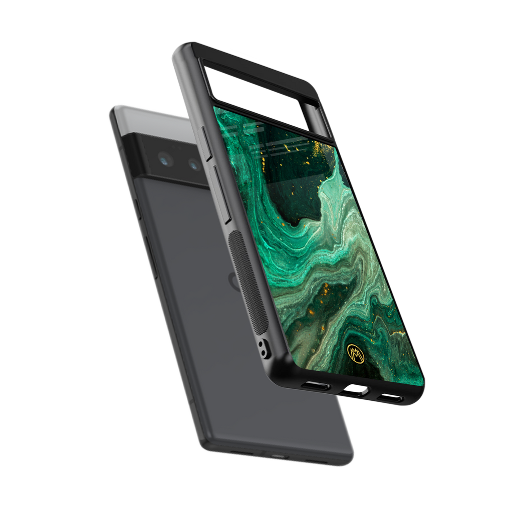 emerald pool back phone cover | glass case for google pixel 6 pro
