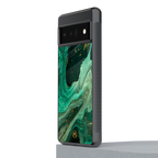 emerald pool back phone cover | glass case for google pixel 6 pro
