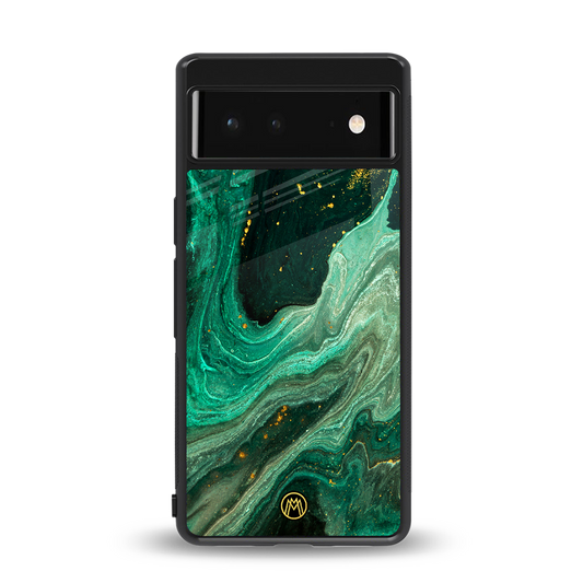 emerald pool back phone cover | glass case for google pixel 6