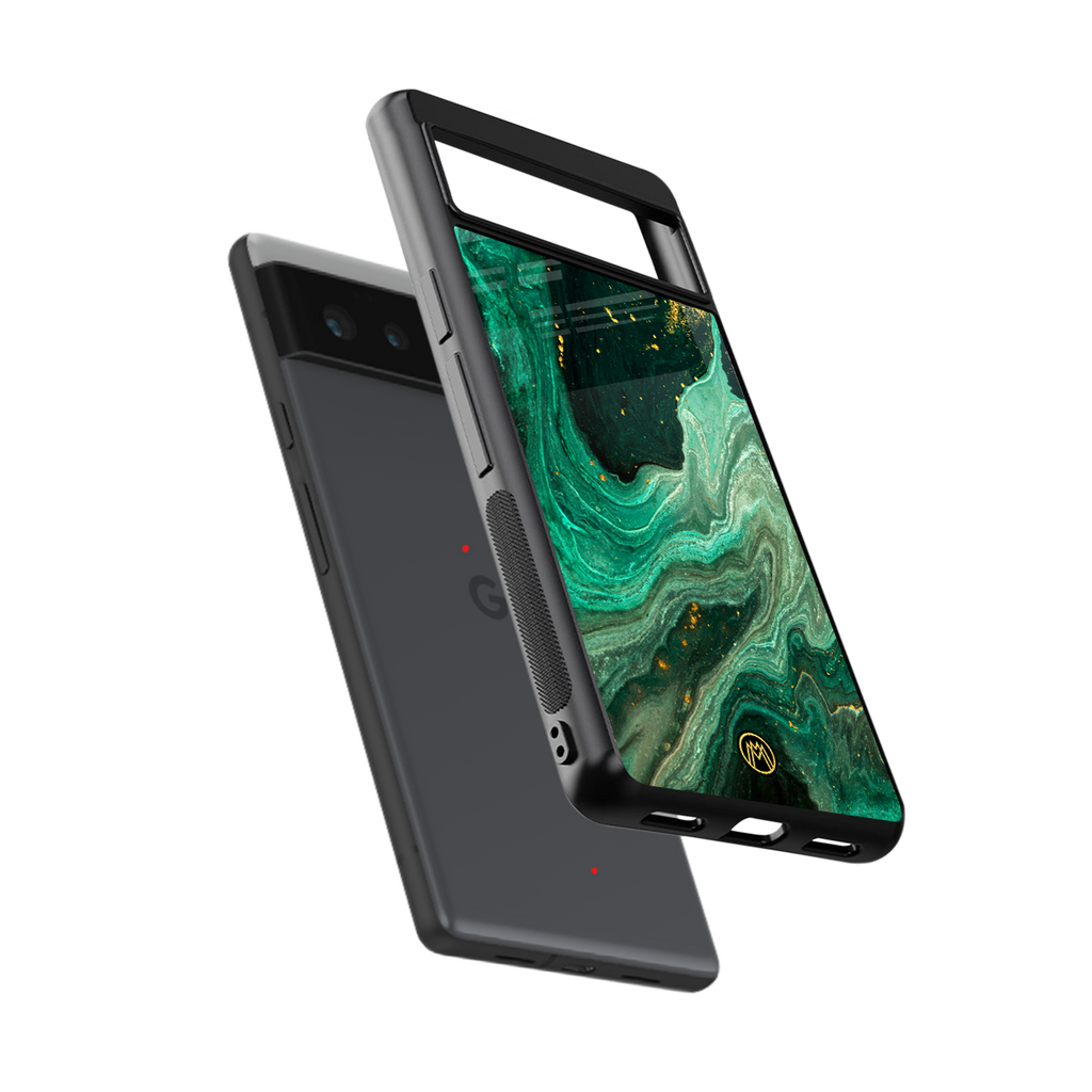 emerald pool back phone cover | glass case for google pixel 6
