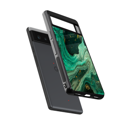 emerald pool back phone cover | glass case for google pixel 6
