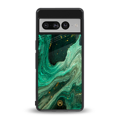 emerald pool back phone cover | glass case for google pixel 7 pro