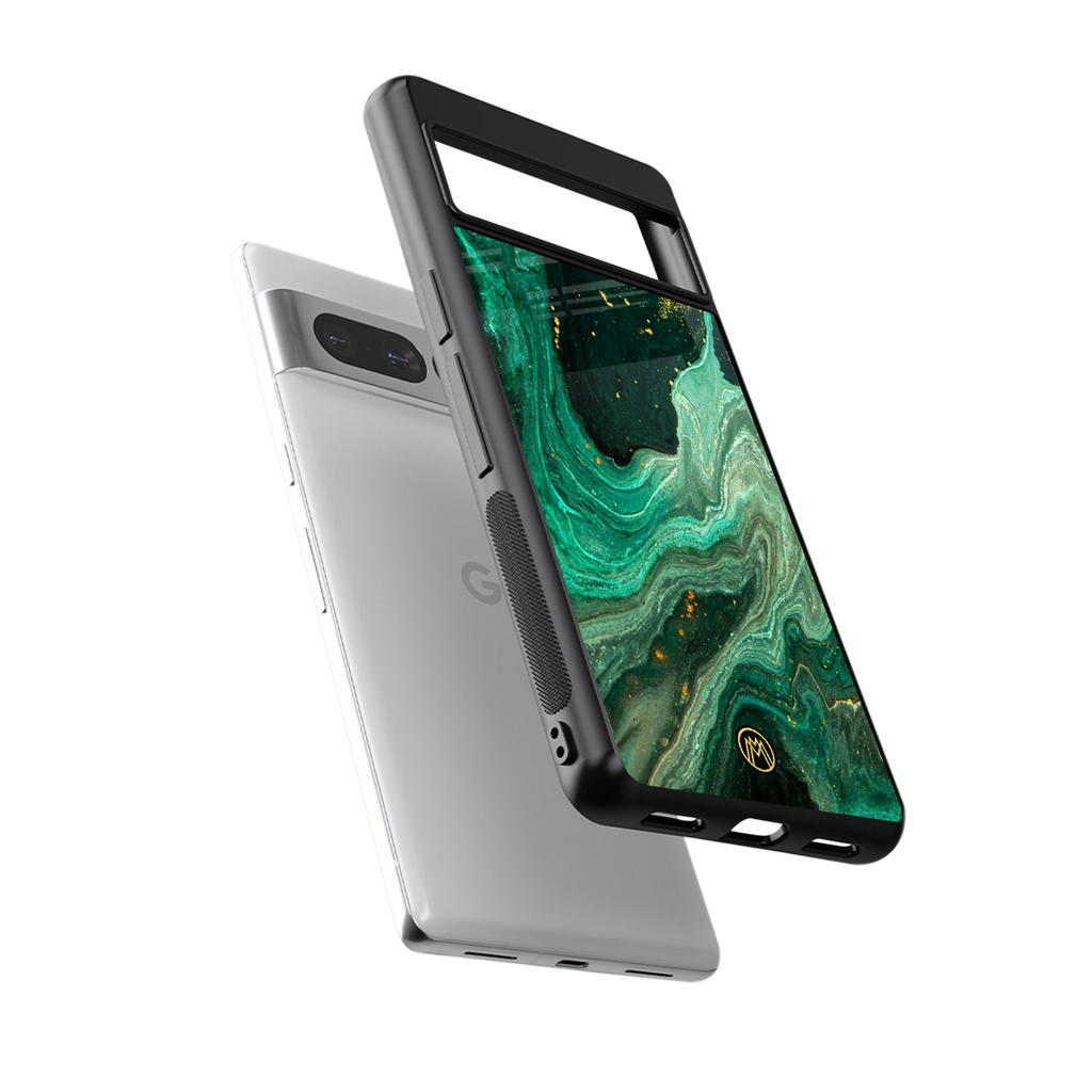 emerald pool back phone cover | glass case for google pixel 7 pro
