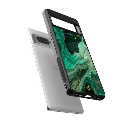 emerald pool back phone cover | glass case for google pixel 7 pro