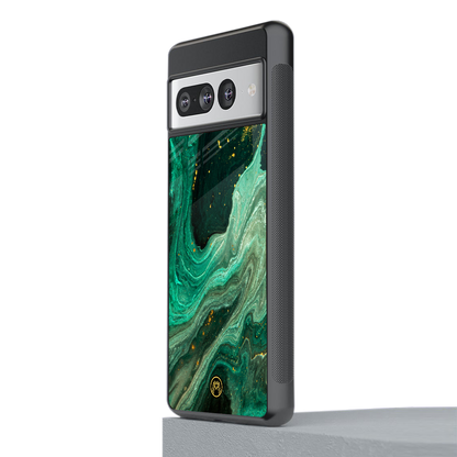 emerald pool back phone cover | glass case for google pixel 7 pro