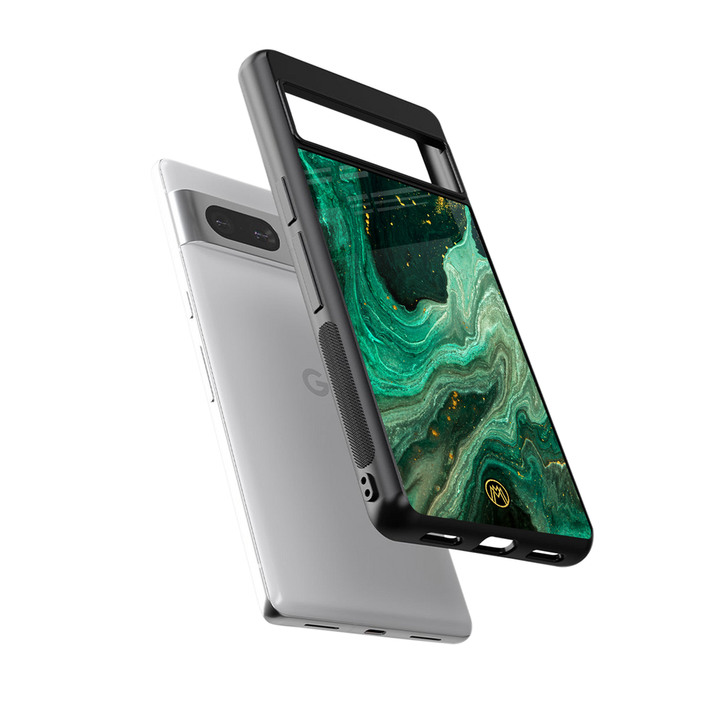 emerald pool back phone cover | glass case for Google Pixel 7