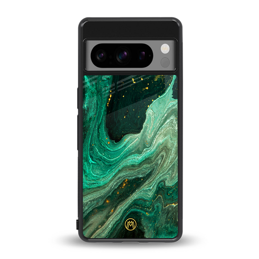 emerald pool back phone cover | glass case for google pixel 8 pro