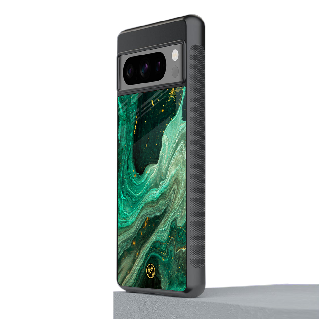 emerald pool back phone cover | glass case for google pixel 8 pro
