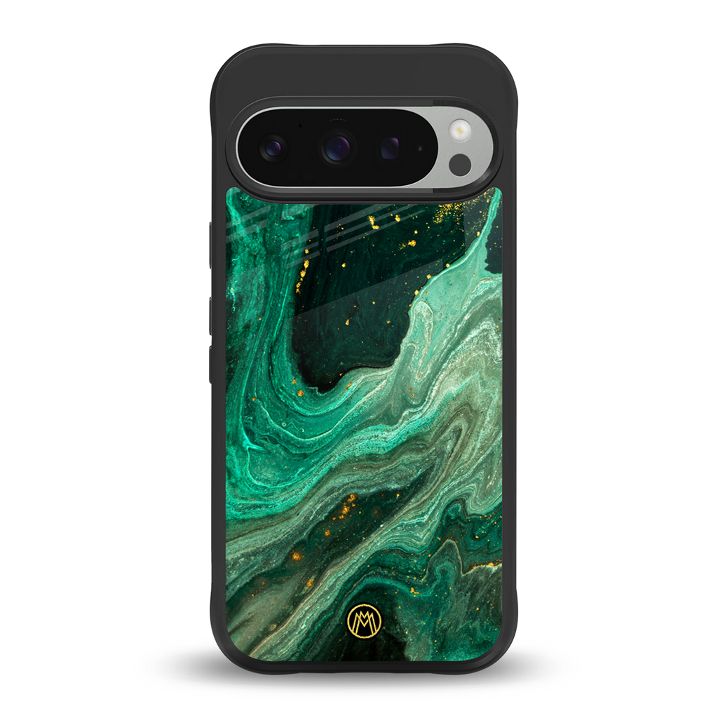 emerald pool back phone cover | glass case for google pixel 9 pro xl