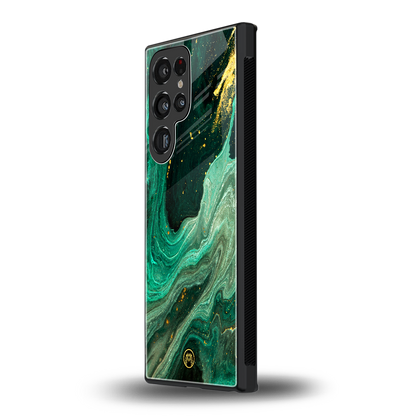 emerald pool back phone cover | glass case for samsung galaxy s24 ultra