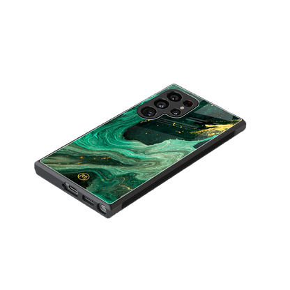 emerald pool back phone cover | glass case for samsung galaxy s23 ultra