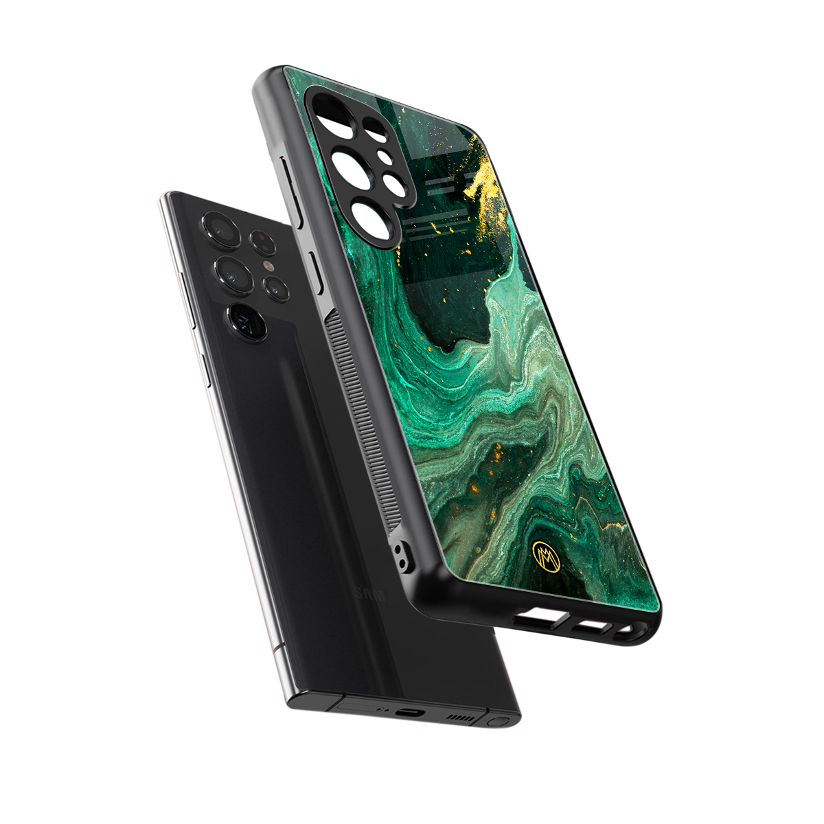 emerald pool back phone cover | glass case for samsung galaxy s25 ultra