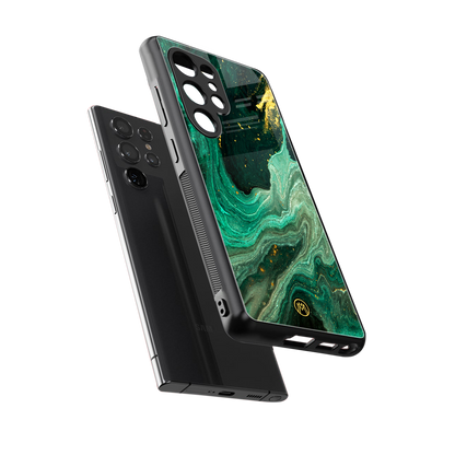 emerald pool back phone cover | glass case for samsung galaxy s25 ultra