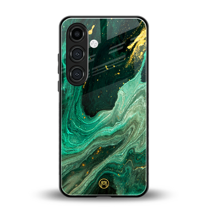 emerald pool back phone cover | glass case for samsung galaxy s24 fe