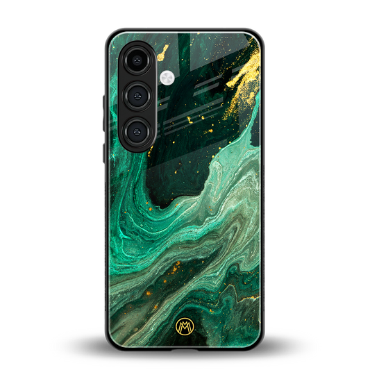 emerald pool back phone cover | glass case for samsung galaxy s24 fe