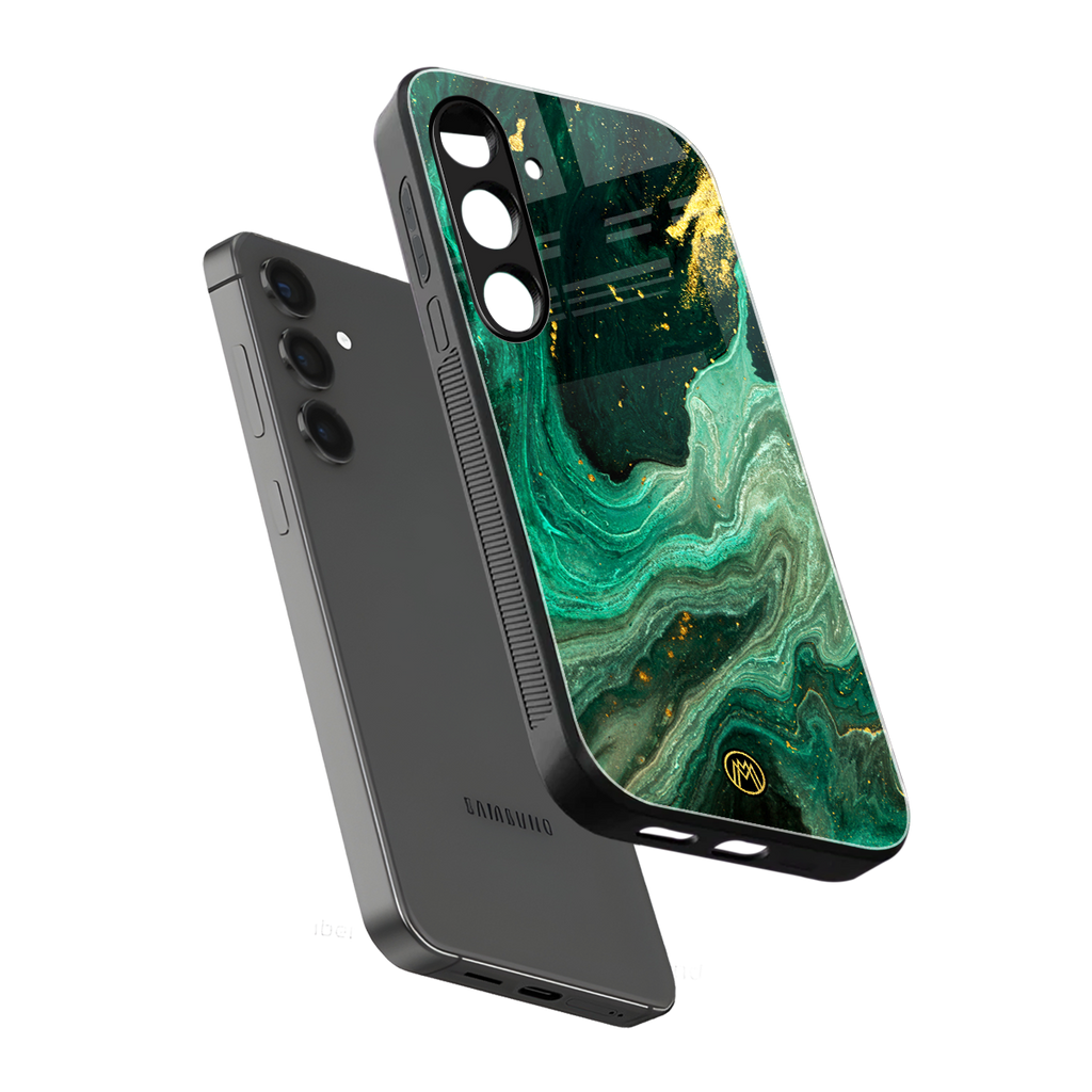 emerald pool back phone cover | glass case for samsung galaxy s25
