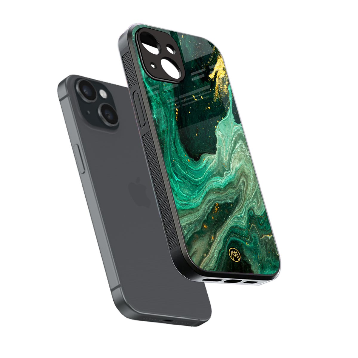 emerald pool back phone cover | glass case for iphone 15