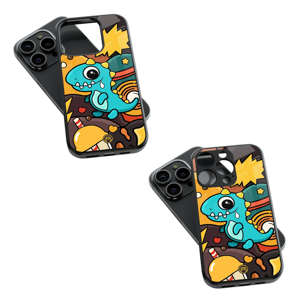 Trendy Glass Back Mobile Case for iPhone, Samsung, Redmi, OnePlus, Google Pixel, Motorola